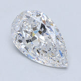 2 Carat Pear - Natural Diamond - 2.03 - D - VS2 - EX - EX - EX