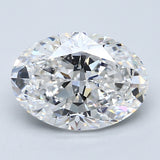 4 Carat Oval - Natural Diamond - 4.01 - E - SI2 - VG - EX - VG