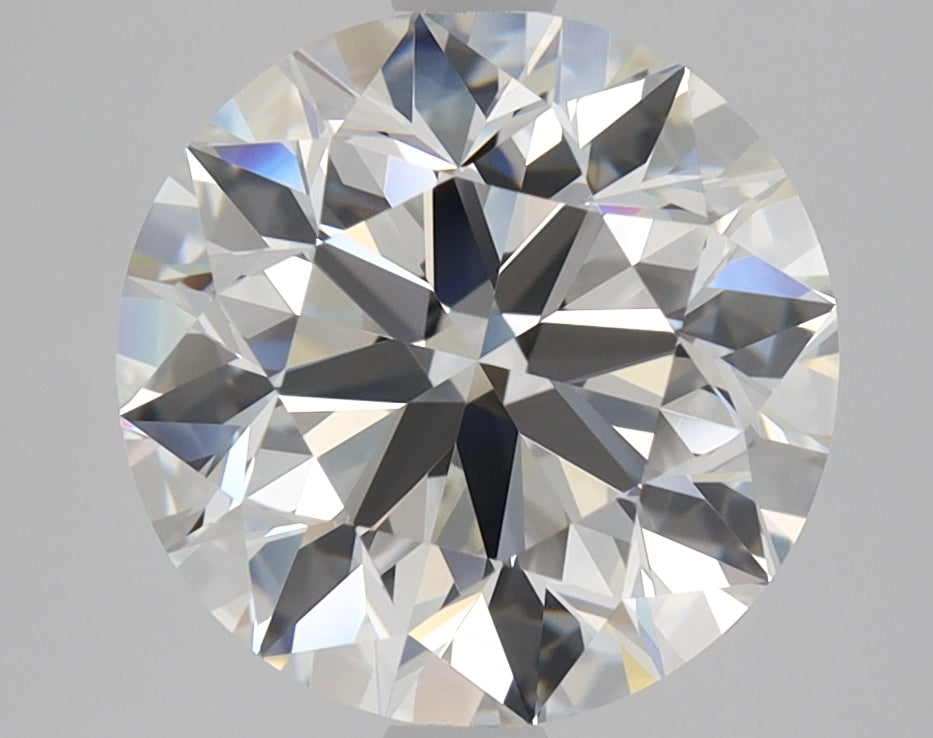 3 Carat Round Cut Natural Diamond - H VVS1 - 3.0ct - EX Cut Grade