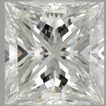 1/2 Carat Princess Cut Natural Diamond - H VVS1 - 0.45ct - EX Cut Grade