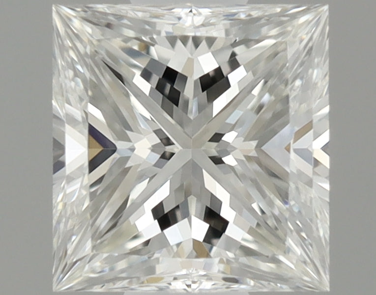 1/2 Carat Princess Cut Natural Diamond - H VVS1 - 0.45ct - EX Cut Grade