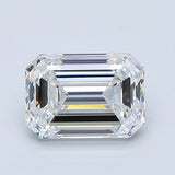 2 Carat Emerald - Natural Diamond - 1.88 - E - IF - EX - EX