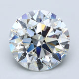 5 Carat Round - Natural Diamond - 5.01 - H - VS2 - EX - EX - EX