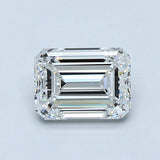 1.5 Carat Emerald - Natural Diamond - 1.51 - F - VVS1 - VG - EX - EX