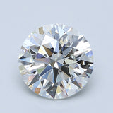 2.5 Carat Round - Natural Diamond - 2.52 - G - VS1 - EX - EX - EX