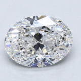 3 Carat Oval - Natural Diamond - 3.01 - E - SI2 - EX - EX