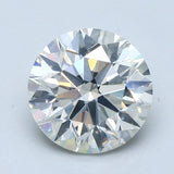 3 Carat Round - Natural Diamond - 3.01 - J - SI2 - VG - VG - EX