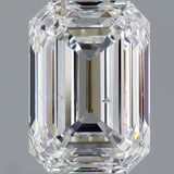 2 Carat EMERALD - Natural Diamond - F - SI2 - 2.01 - EX - EX