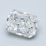 1.5 Carat Radiant - Natural Diamond - 1.41 - E - VS2 - EX - EX - EX
