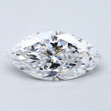 3.5 Carat Marquise - Natural Diamond - 3.51 - D - SI2 - EX - EX - EX