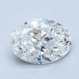 2 Carat Oval - Natural Diamond - 1.91 - F - VVS2 - VG - EX - EX