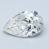 3 Carat Pear - Natural Diamond - 3.02 - G - SI1 - VG - EX - VG