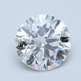 2 Carat Round - Natural Diamond - 2.01 - E - VS1 - EX - EX - EX