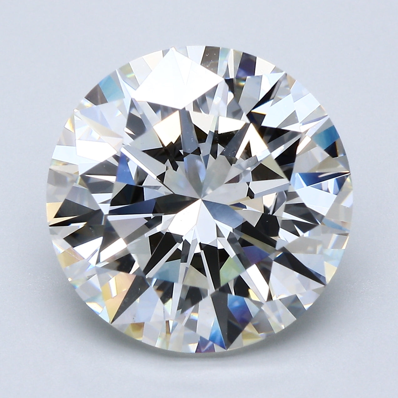 9 Carat Round Cut Natural Diamond - H VS2 - 9.07ct - EX Cut Grade