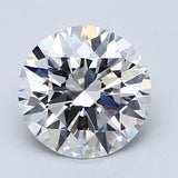 2 Carat Round - Natural Diamond - 1.91 - E - VS2 - EX - EX - EX