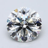2.5 Carat Round - Natural Diamond - 2.5 - G - SI1 - EX - EX - EX
