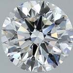 2 Carat Round Cut Natural Diamond - E VS1 - 2.03ct - EX Cut Grade