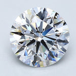 2.5 Carat Round Cut Natural Diamond - D IF - 2.51ct - EX Cut Grade