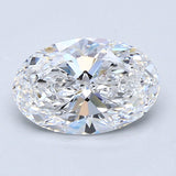 2 Carat Oval Cut Natural Diamond - D VS1 - 2.01ct - EX Cut Grade