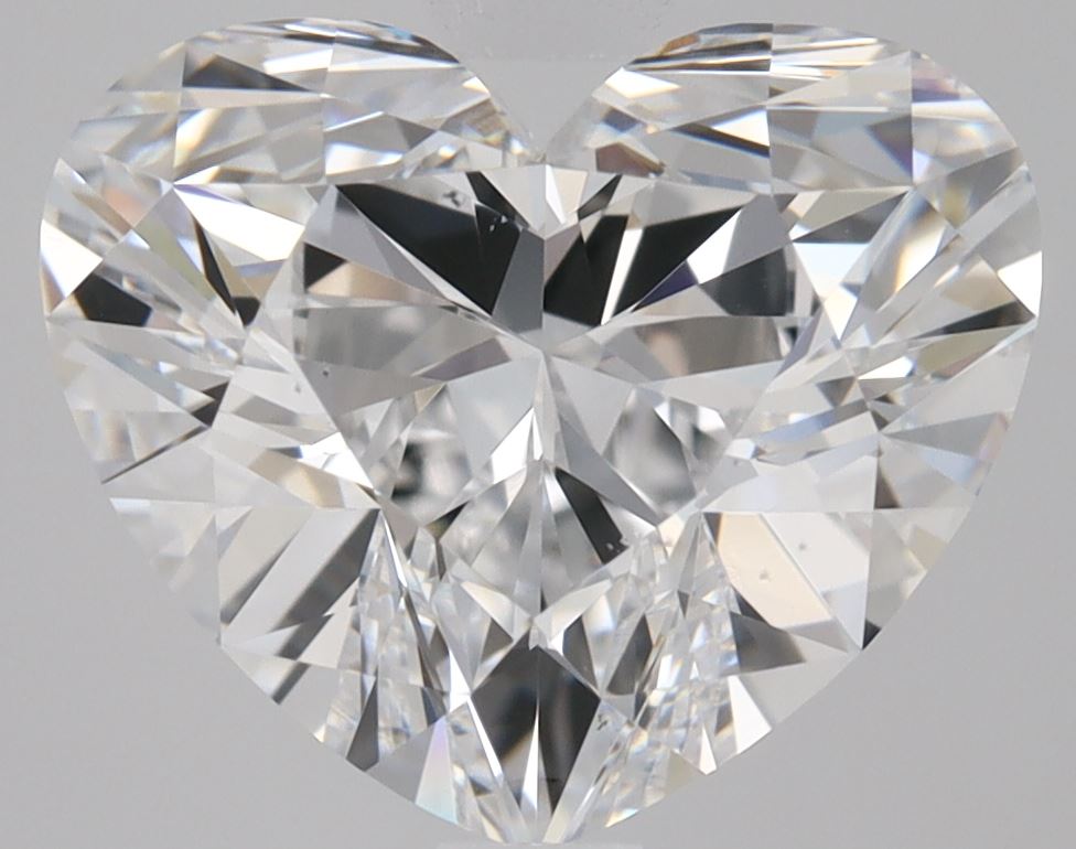 2 Carat Heart Shape Cut Natural Diamond - D VS1 - 2.01ct - EX Cut Grade