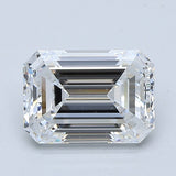 2 Carat Emerald - Natural Diamond - 2.2 - E - VS1 - EX - EX - EX