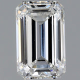 1 Carat Emerald - Natural Diamond - 0.9 - E - VS1 - VG - VG