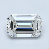 1.5 Carat Emerald - Natural Diamond - 1.41 - H - VVS1 - EX - EX - EX