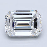 3 Carat Emerald Cut Natural Diamond - E VS2 - 3.01ct - EX Cut Grade