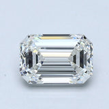 1 Carat Emerald - Natural Diamond - 1.32 - H - VS2 - VG - EX - EX