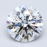 2 Carat Round Cut Natural Diamond - E VVS1 - 1.8ct - EX Cut Grade