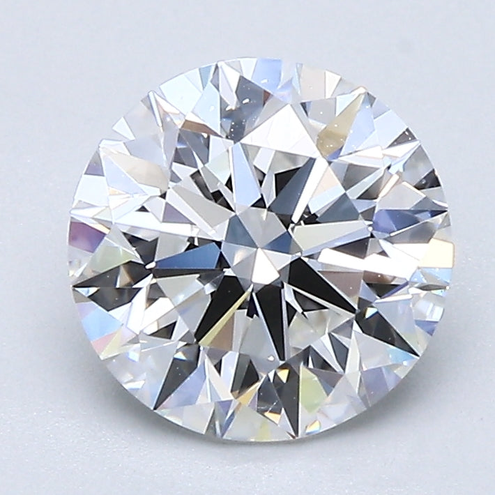 2 Carat Round Cut Natural Diamond - E VVS1 - 1.8ct - EX Cut Grade