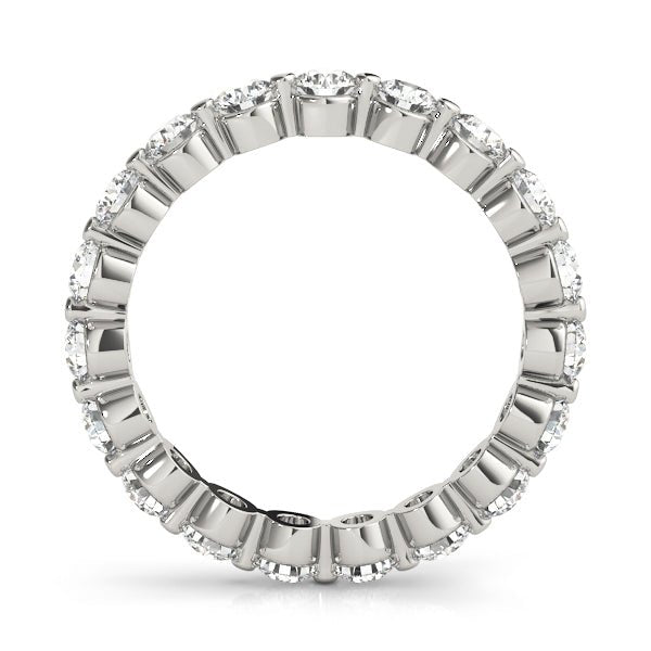 Stunning Shared Prong Eternity Round Diamond Wedding Ring - Diamonds By Rothschild